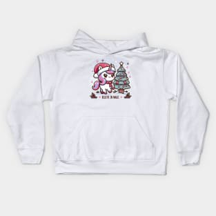 Magical Kawaii Unicorn Christmas Kids Hoodie